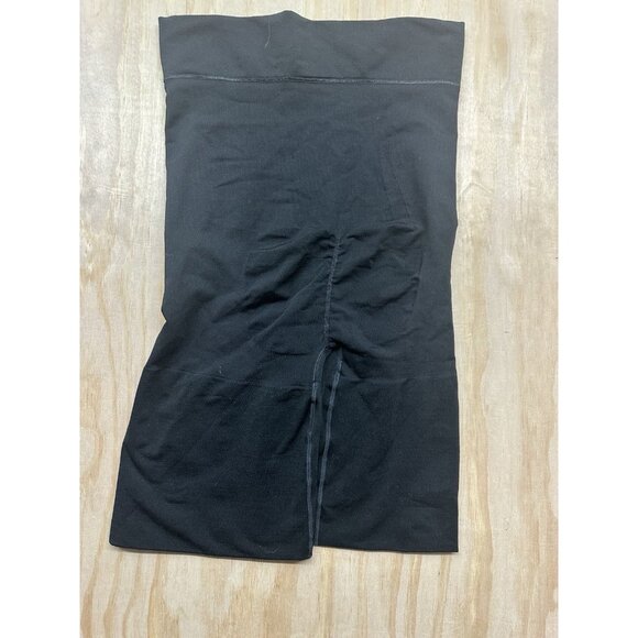 Victoria's Secret Slimtastic High-Waist Thigh Shaper Sz M Black Nylon Spandex - Picture 3 of 4